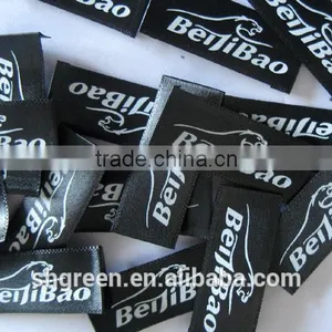 Black Satin Size Printing Label for Blouses&shirts thumbnail-6