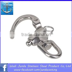 Stainless Steel Swivel Jaw Swivel Snap Shackles thumbnail-1