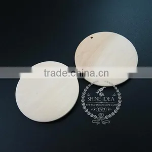 50mm Natural Wood Log Simple Round Log Piece Pendant Charm DIY Painting Charm Supplies 1800157 thumbnail-2