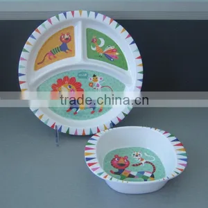 T3086+SB6050 Melamine Kids Dinner Set thumbnail-1