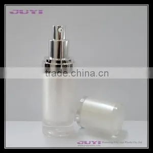 Acrylic Plastic Type and Skin Care Cream Use Cosmetic Bottle Packaging With Acrylic Cap thumbnail-3