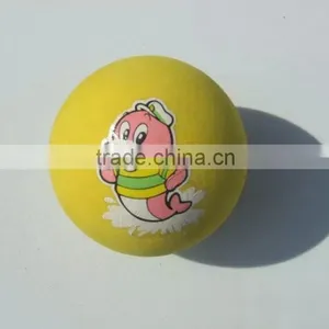 High Quality Many Colors Logo Printed EVA Rubber Foam Ball thumbnail-1