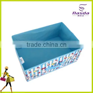 Blue Non Woven Lamiantion Storage Box thumbnail-1