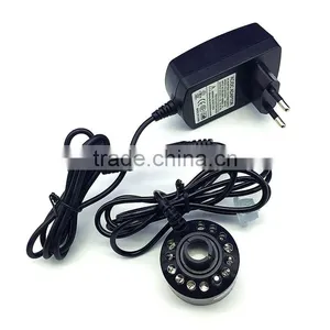 12 LED Mist Maker Fogger Maker Fog Machine Atomizer Air Humidifier for Water Fountain Pond Mountain thumbnail-1