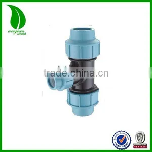 PN16 PP PE COMPRESSION FITTING REDUCING TEE thumbnail-1