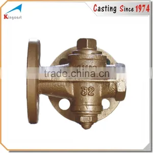 ODM Customized Cam Switch Bronze Casting Part/Integral Pipe Flange Zinc Casting Part/Connector Base Sand Casting Part thumbnail-6