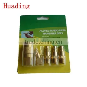 5 Pcs USA Type of Air Quick Coupler Kit thumbnail-1