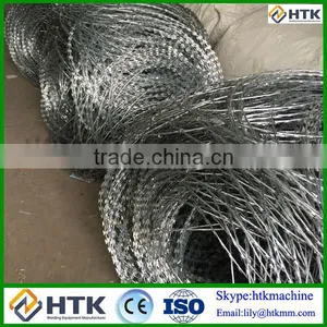 Galvanized Razor Barbed Wire Concertina Wire Coil thumbnail-6