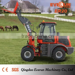 EVERUN Brand ER20 Small Wheel Loader With Rops & Fops Cabin thumbnail-3