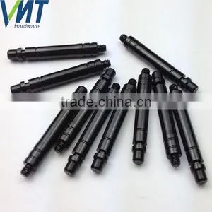 VMT Customized Metal Parts Black Anodized Double Ended Threaded Pin thumbnail-1