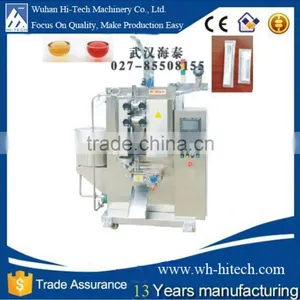 Free Shipment By Sea WUHAN Automatic Ice Pop Liquid Packing Machine thumbnail-1
