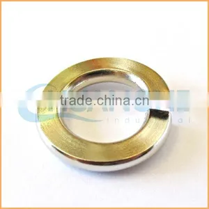 China Professional Manufacturing Yellow Zinc Spring Lock Washer thumbnail-1
