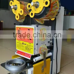Bubble Tea Semi-automatic Cup Sealing Machine Cup Sealer - For Bubble/Boba Tea thumbnail-1