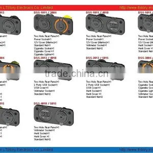 2 Port 5v 2.1a Dual USB Socket for Motorcycle/car/ Marine thumbnail-4