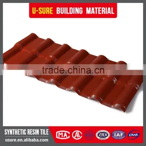 Lasting Color Plastic Spanish Style Synthetic Resin Roof Tile thumbnail-2