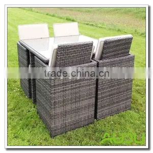 Audu 9 Pieces Outside Polyrattan Furniture Garden thumbnail-1