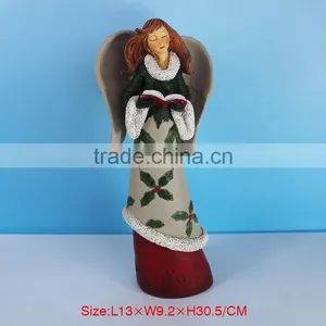 Resin Winged Guardian Angel Statue thumbnail-2
