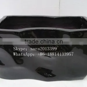 Fiberglass Planter Outdoor Big Rectangular Planter Flower Pot thumbnail-2