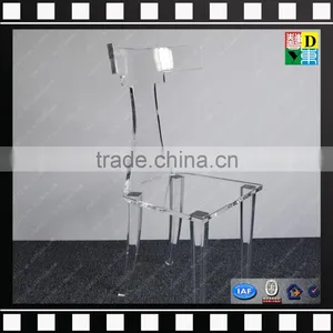 Clear Acrylic Modern Pedicure Chair Cheap Acrylic Dining Chair Crystal PMMA Wedding Chair From China Manufacturer thumbnail-6