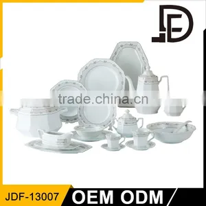 New Goods Crockery Sets Fine Porcelain China Dinnerware Set for Restaurant thumbnail-1