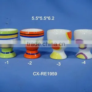 Ceramic Egg Cup With Chicken Shape -dolomite Egg Holder-ceramic Easter Egg Cup-porcelain Egg Holder thumbnail-1