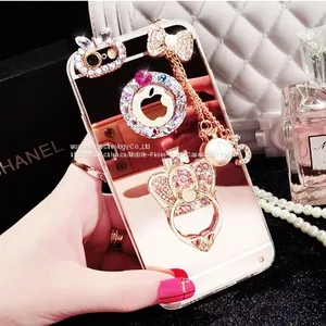 Protective Case Cover Silicone Mobile Phone Cases for IPhone7/7Plus/6/6s/6plus/6splus Cell Phone Diamond Crystal Cases thumbnail-3