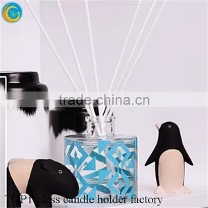 150ml Rattan Stickers Aroma Reed Diffuser Bottle With Wood Stopper thumbnail-1