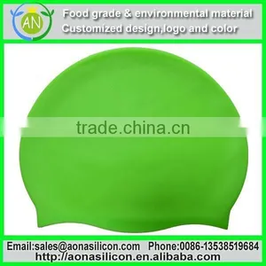 Multi -colour Silicone Swim Caps for Adults|rainbow Colors Silicone Swimming Cap thumbnail-1