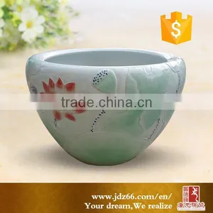 Blue and White Ceramic Flower Pot thumbnail-3