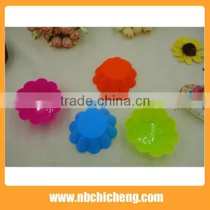 6 Pcs Silicone Egg Tart Mold, Cake Mold, Christmas Pancake Molds thumbnail-2