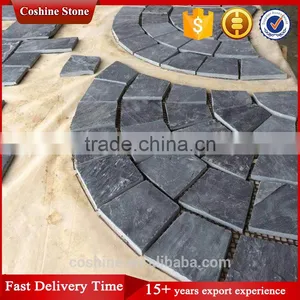 Cheap Popular Black Basalt Stone Mosaic Tiles thumbnail-3