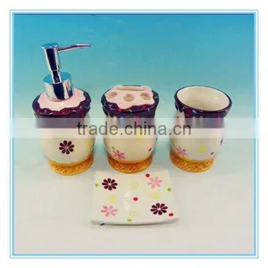 2012 Hot Sale Ice Cream 4pcs Bath Accessory Set thumbnail-1