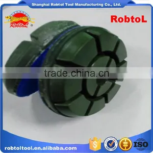 4" 50#diamond Floor Polishing Pads Hook and Loop Grinding Grinder Renew Renovation Marble Granite Concrete Terrazzo thumbnail-1