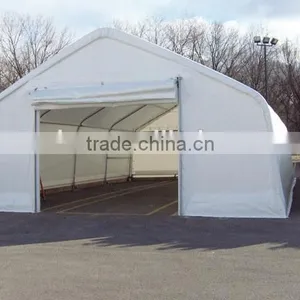 Peak Style Portable Car Garages , Fabricated Car Shelter , Storage Shelter , Hd Warehouse Tent thumbnail-1