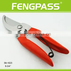 S6-1023 Plastic Handle Flower Cutting Garden Scissors thumbnail-1