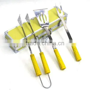 BQ-0087 / 3 Pcs Plastic Handle BBQ Tools thumbnail-1