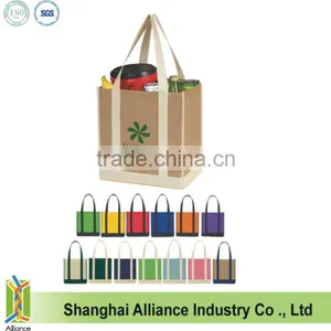 Non Woven Two Tone Shopper Tote Bag thumbnail-1