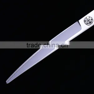 CZG-70J-1 7inch Double Finger Rest Downward Curved Pet Grooming Hair Shaping Scissor thumbnail-2