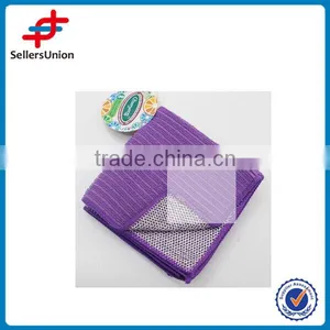 Wholesale Dri Soft Gray Microfibre Coral Fleece Towel For Car Cleaning thumbnail-1