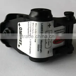 Super Compact Tactical Green Laser Sight Scope With Strobe 80 Lumens CREE Q5 Led Light Combo (FDA Certified) thumbnail-6
