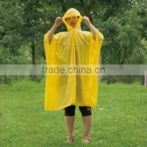 Yellow Waterproof Multipurpose PVC Peruvian Poncho thumbnail-2