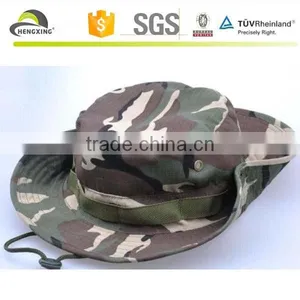 Wholesale Military Hats, Custom Camp Hat, Bucket Hat With String thumbnail-3