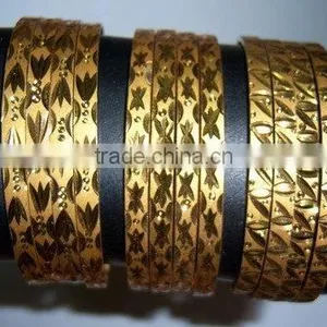 Gold Plated BANGLE Bracelet thumbnail-1