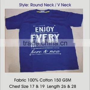 V Neck Cotton T-Shirts Printed Custom Designs Low Price thumbnail-2