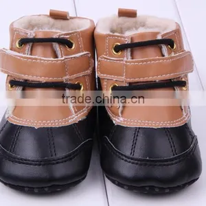 2014 Wholesae Baby Toddler Shoes Baby Winter Boots Infant Boys Leather Boots thumbnail-1
