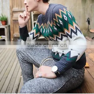 2014 New Design Knitwear Winter Cashmere Sweaters thumbnail-2