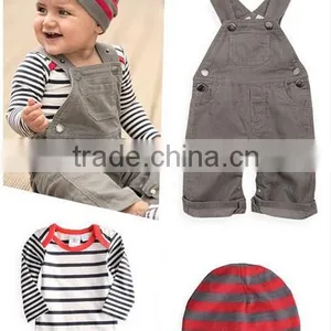 Wholesale Baby Boy Rompers 100% Cotton Carter's Baby Boy Clothes Overalls Jeans Long Sleeve Romper thumbnail-1