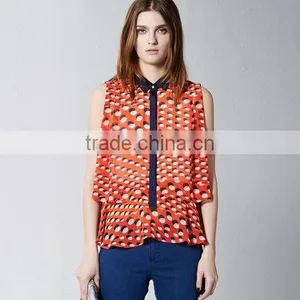 2013 New Fashion Sleeveless Shirt for Woman thumbnail-1