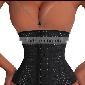 Strong Hooks Waist Trainer Latex Waist Cincher Sport Model Label Tag Package Costum Waist Trainer Corset thumbnail-2