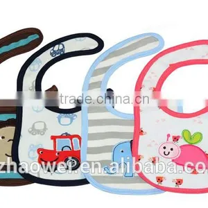 Wholesale 2016 Embroidery Cartoon Baby Bibs 100% Cotton thumbnail-2
